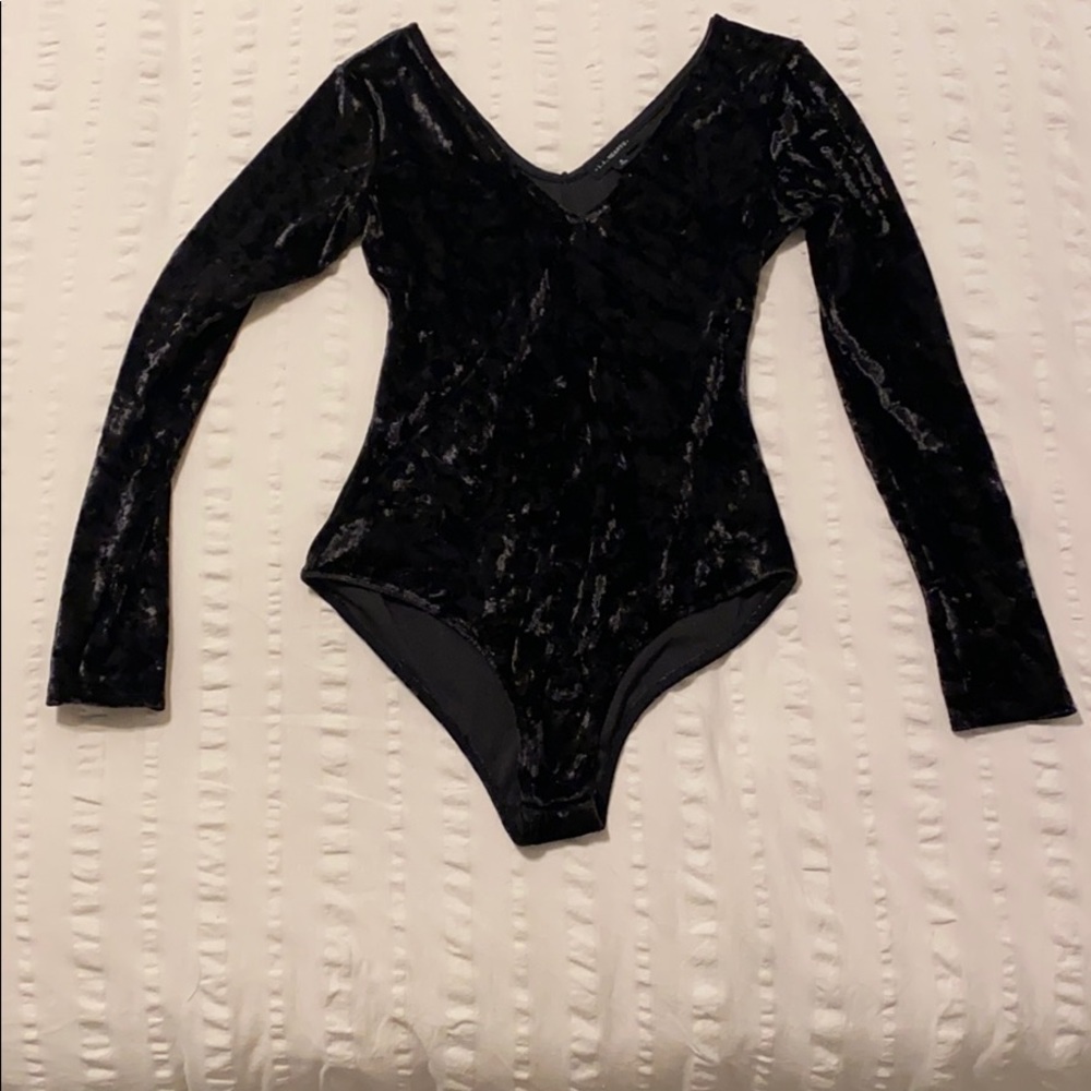Velvet bodysuit